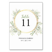 Numéro De Table Élégant Botanique de la verdure Numéro de tableau  (Par défaut)