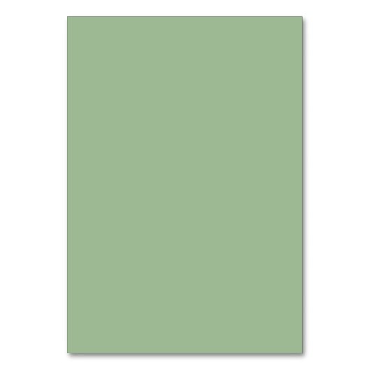 Numéro De Table Elégant Chic Eucalyptus Sage Vert feuille mariage (Dos)