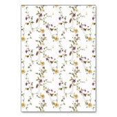 Numéro De Table Élégant Fleur sauvage séché Pampas Mariage Floral (Dos)