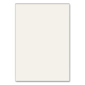 Numéro De Table Elegant Ivory Old Money Wedding Table Number (Dos)