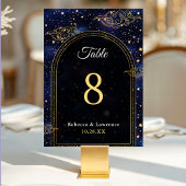 Numéro De Table Élégant mariage céleste mystique