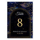 Numéro De Table Élégant mariage céleste mystique (Par défaut)