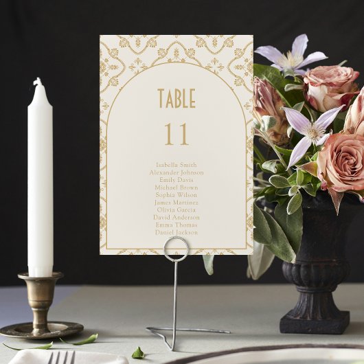 Numéro De Table Elégant Mariage de Carrelage Méditerranéen