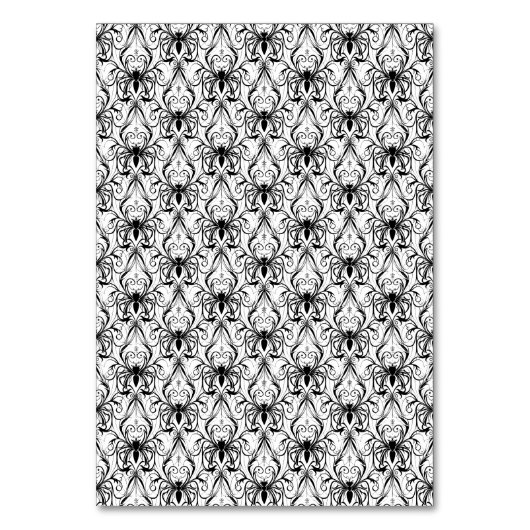 Numéro De Table Elégant Mariage de sketons (Dos)