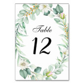 Numéro De Table Elégant Mariage de verdure succulent (Par défaut)