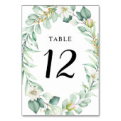 Numéro De Table Elégant Mariage de verdure succulent (Par défaut)