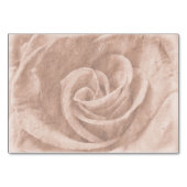 Numéro De Table Élégant Mariage Floral Rustique Classique Table Nº (Dos)