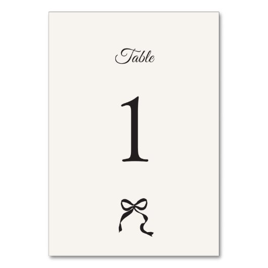 Numéro De Table Élégant Mariage minimal à mâchoires (Par défaut)