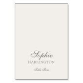 Numéro De Table Elegant Minimal Wedding Place Card  (Par défaut)