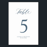 Numéro De Table Élégant minimaliste simple Mariage moderne<br><div class="desc">Numéro de table de mariage minimaliste simple en ardoise bleue Dusty. S'il vous plaît trouver d'autres modèles et variantes de mon magasin "blissweddingpaperie". Et n'hésitez pas à me contacter pour plus de personnalisation ou de correspondance d'articles.</div>