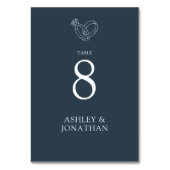 Numéro De Table Élégant Moderne Éléments simples Mariage (Par défaut)