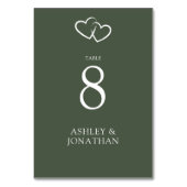 Numéro De Table Élégant Moderne Éléments simples Mariage (Par défaut)