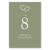 Numéro De Table Élégant Moderne Éléments simples Mariage (Par défaut)