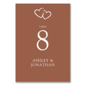 Numéro De Table Élégant Moderne Éléments simples Mariage (Par défaut)