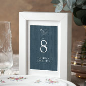 Numéro De Table Élégant Moderne Éléments simples Mariage