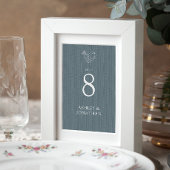 Numéro De Table Élégant Moderne Éléments simples Mariage