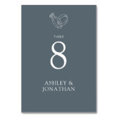 Numéro De Table Élégant Moderne Éléments simples Mariage (Par défaut)