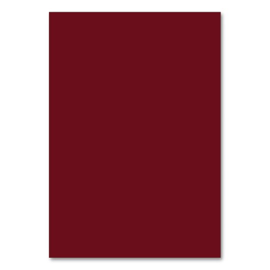 Numéro De Table Elegant Monogram Deep red Table Seating Chart (Dos)