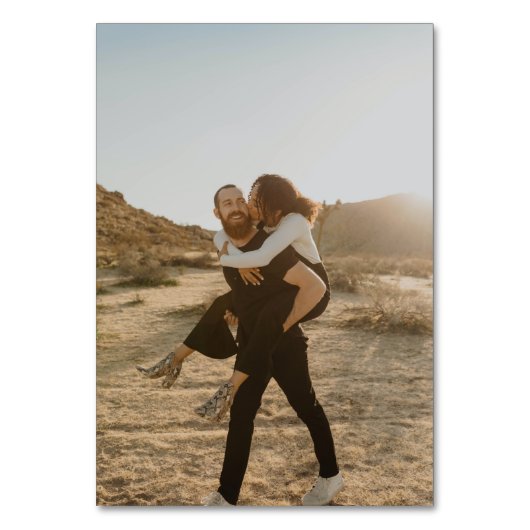 Numéro De Table Élégant noir blanc nom du mariage du graphique (Dos)