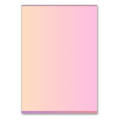 Numéro De Table Elegant Pink Red Hearts Wedding Seating Chart (Dos)