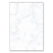 Numéro De Table Elégant Rose Fleurs Mariage personnalisé (Dos)