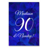 Numéro De Table Elégant Royal Blue 90 et fête d'anniversaire sans  (Par défaut)