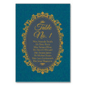 Numéro De Table Elégant Seating chart Regencycore Regency style (Par défaut)