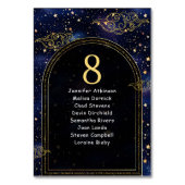 Numéro De Table Élégant siège de mariage céleste mystique (Par défaut)