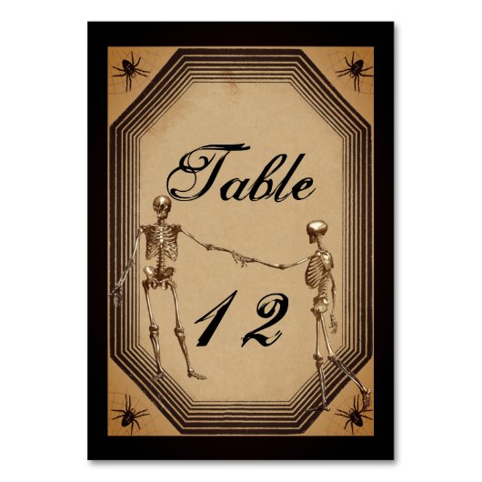 Numéro De Table Elégant sketons rustiques gothiques déco Numéros d (Par défaut)