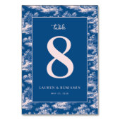 Numéro De Table Elegant Table Number 8 Invitation (Par défaut)