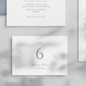 Numéro De Table Elegant Table Number Card I Baroque Wedding Set