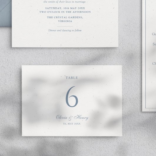 Numéro De Table Elegant Table Number Card I Baroque Wedding Set