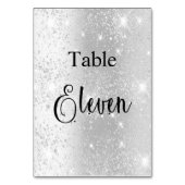 Numéro De Table Elégant tableau calligraphie parties scintillant a (Par défaut)