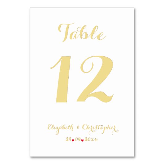 Numéro De Table Élégante Fête des mariées Mariage chic blanc Faux  (Par défaut)