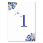 Numéro De Table Élégante table fleurie moderne Haut Numéro Signe (Par défaut)