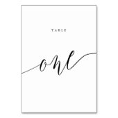 Numéro De Table Élégante typographie de script 1 (Par défaut)