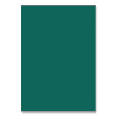 Numéro De Table Emerald Green Moderne Élégant Mariage unique Table (Dos)