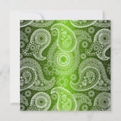 Numéro de table en dentelle de Paisley blanc avec (Dos)