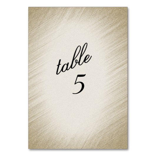 Numéro de table en or antique (Par défaut)