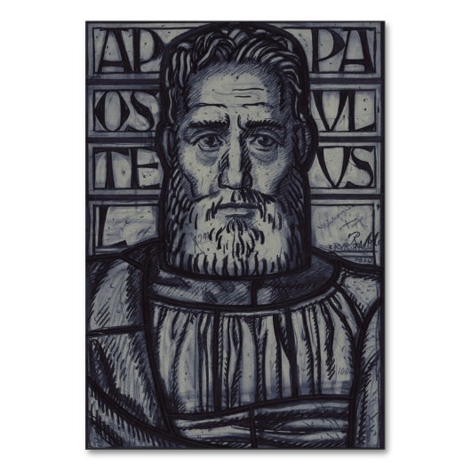 Numéro De Table Épée de l'Esprit Saint Paul Art Graphique Sacré (Par défaut)