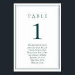 Numéro de table et tableau de sièges Emerald Green<br><div class="desc">**VEUILLEZ NOTER : Pour commander, il suffit d'ajuster votre numéro de table et d'ajouter chaque numéro séparément à votre panier. Ensuite, vérifiez une fois que vous avez fini.Ces beaux numéros de table incluent également un tableau de sièges pour le rendre simple pour vos invités à trouver leur table facilement. Notre...</div>
