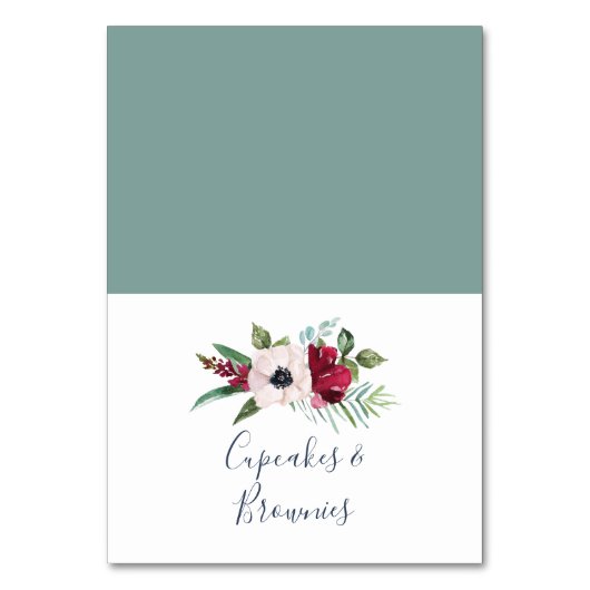 Numéro De Table Étiquettes de buffet de la brise tropicale (Par défaut)