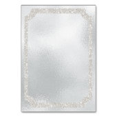 Numéro De Table Événement de Parties scintillant argentée glamour (Dos)