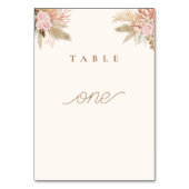 Numéro De Table Exotique moderne Boho Mariage tropical (Par défaut)