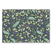 Numéro De Table Faire-part de mariage feuille vert rsvp (Dos)