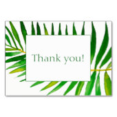 Numéro De Table Faire-part de mariage Palm leave (Devant)