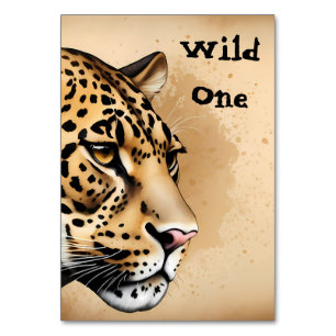 Numéro De Table Faire-part de mariage sauvage inspiré par la natur