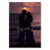 Numéro De Table Faire-part de mariage simple Modèle photo personna (Par défaut)