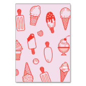 Numéro De Table Faites votre propre tente de table de coupe de la (Dos)