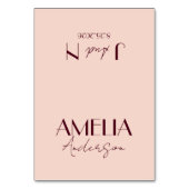 Numéro De Table Fancy Sweet Cream Wine Classy Wedding Place Cards (Par défaut)